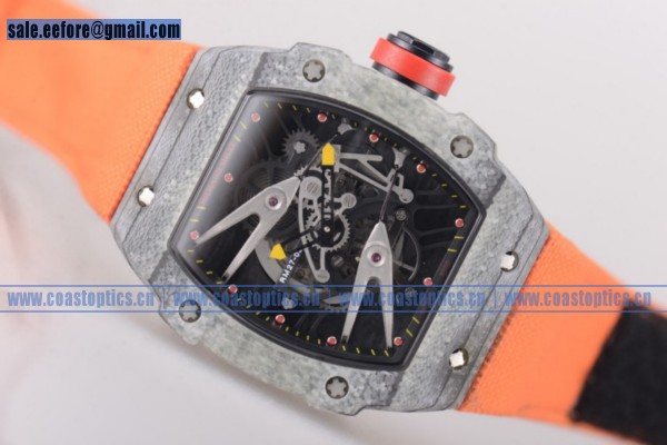 Richard Mille RM027-2 1:1 Replica Watch Carbon Fiber Orange